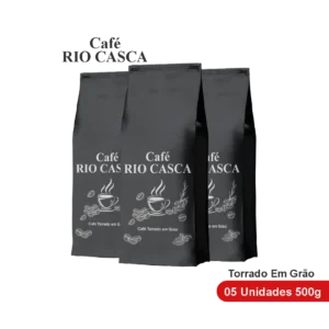 Café Rio Casca Kit 3 Unidades de 500g em Grãos