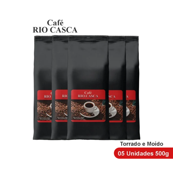 Café Rio Casca Kit 5 Unidades de 500g